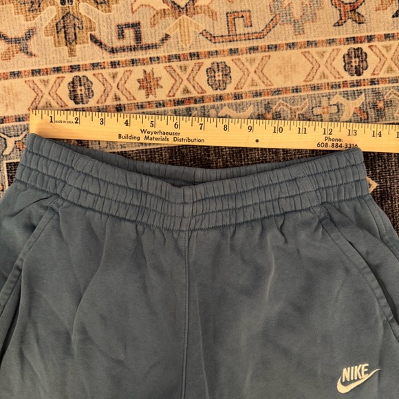 Nike Girl’s Fleece Sweatpants Lounge Joggers Blue Cotton Blend Size XL - Picture 10 of 12
